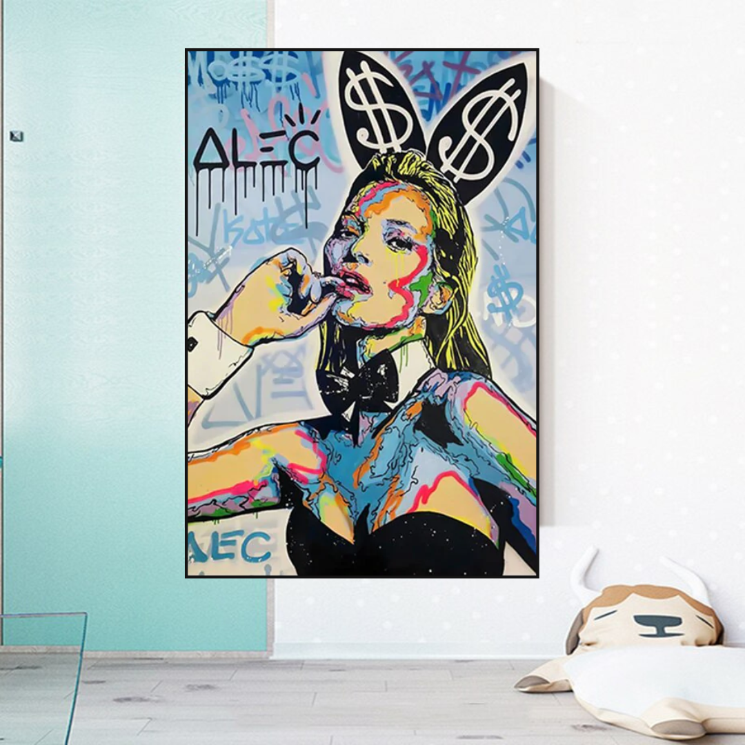 ChandeliersDecor.com-Kate Moss Wall Art-Kate Moss Art by Alec Monopoly - Limited Edition