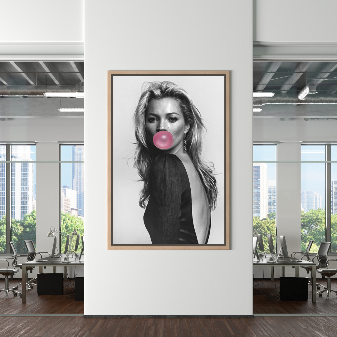 ChandeliersDecor.com-Kate Moss Wall Art-Kate Moss Chewing Gum Art: Explore Unique Masterpieces