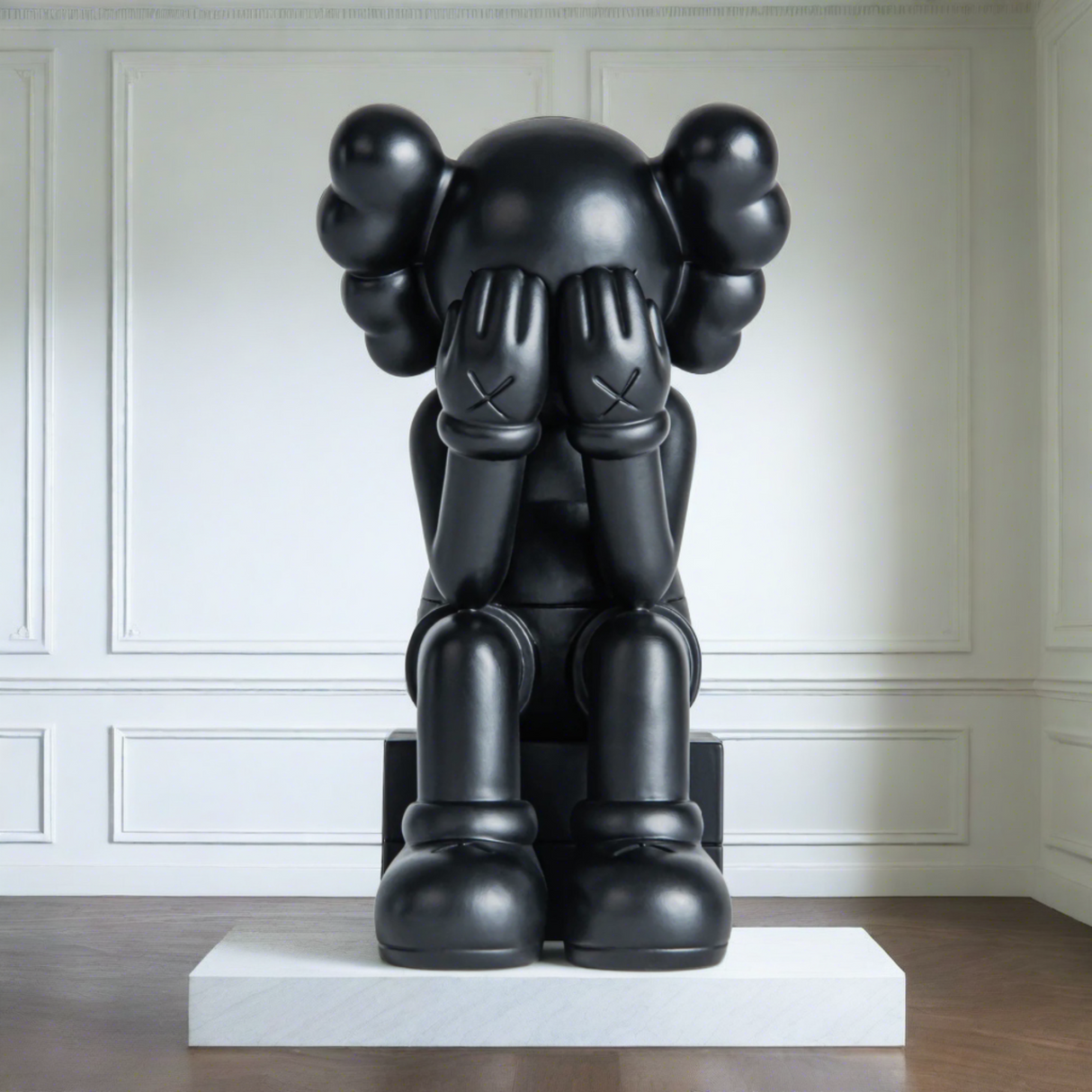 ChandeliersDecor.com-KAWS Statues-KAWS Bronze Passing Through Statue