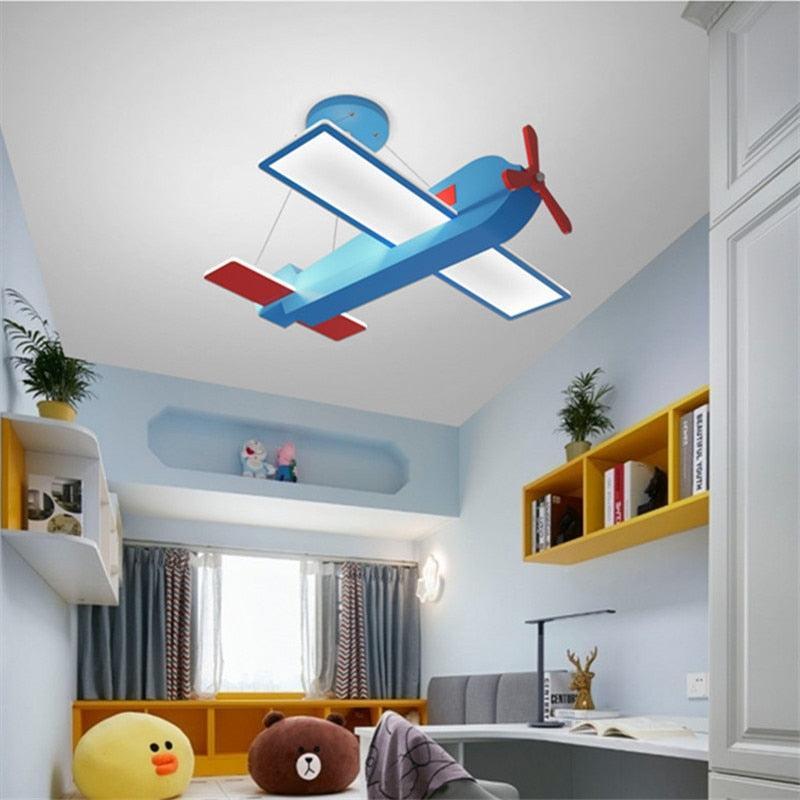ChandeliersDecor.com-Kids Room Nursery Lighting-Kids Airplane Light - Perfect for Playful Bedroom Decor