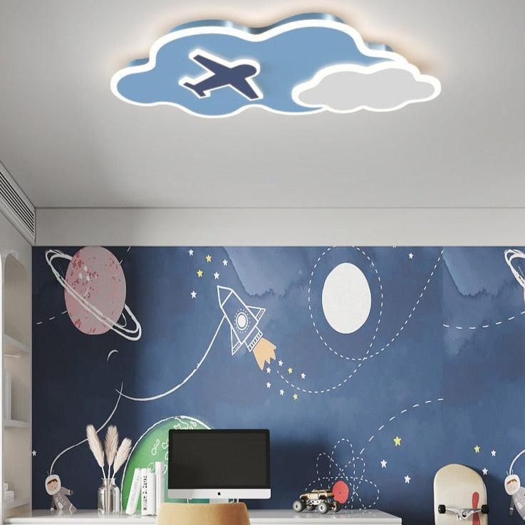 ChandeliersDecor.com-Kids Room Nursery Lighting-Kids Astronaut Ceiling Light | Kids Room Decor Lights