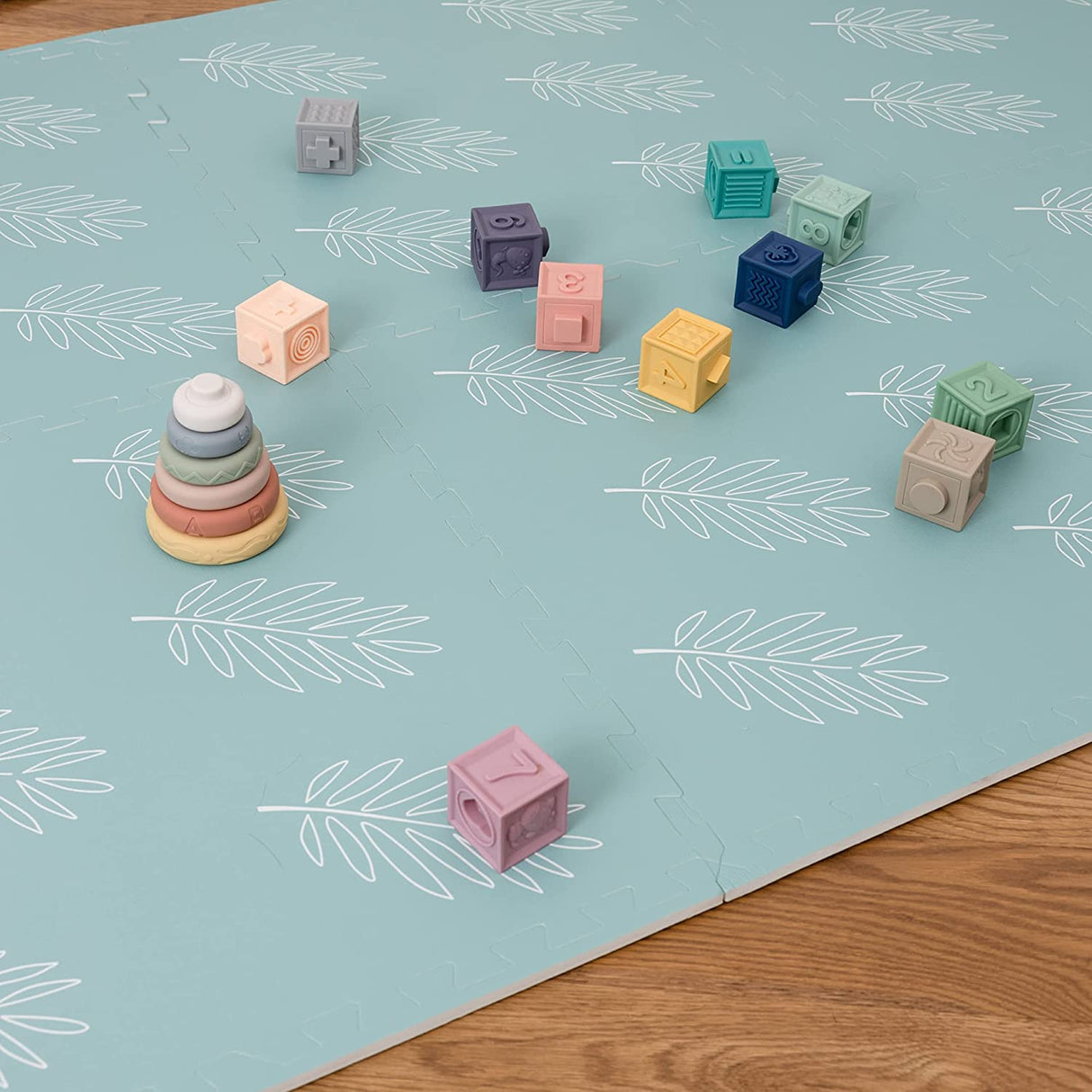ChandeliersDecor.com-Play Mats-Kids Babies Trees Play Mat Puzzle Tiles | Pack of 6 Tiles - 60x60cm per tile size