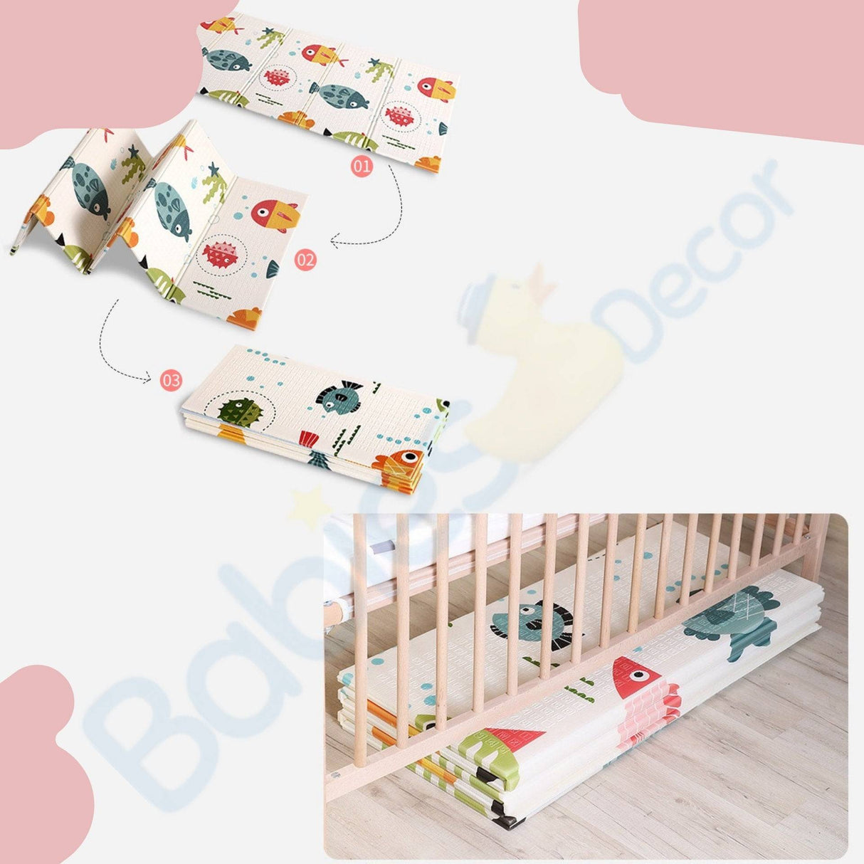 ChandeliersDecor.com-Play Mats-Kids Foldable Play Mat | Crawling Mat for Children | Baby Foldable Mat
