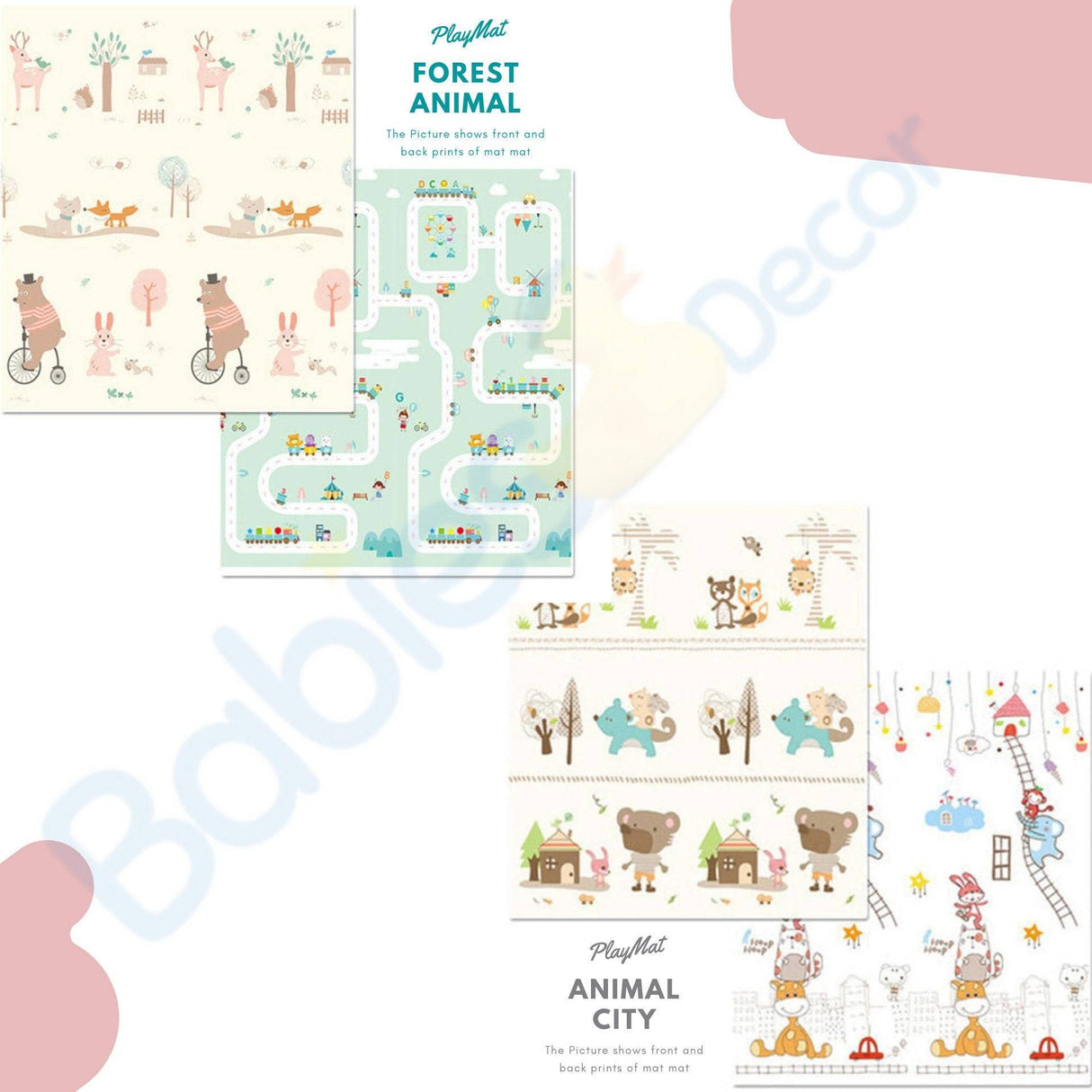ChandeliersDecor.com-Play Mats-Kids Foldable Play Mat | Crawling Mat for Children | Baby Foldable Mat