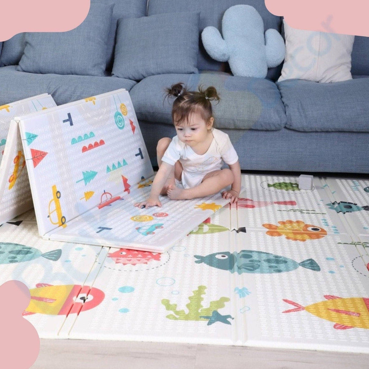 ChandeliersDecor.com-Play Mats-Kids Foldable Play Mat | Crawling Mat for Children | Baby Foldable Mat
