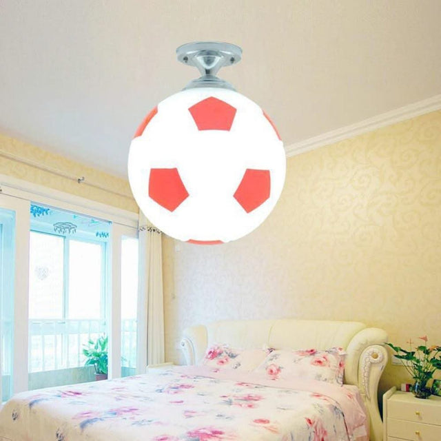 ChandeliersDecor.com-Kids Room Nursery Lighting-Kids Football Pendant Ceiling Light | Kids Room Decor Lights