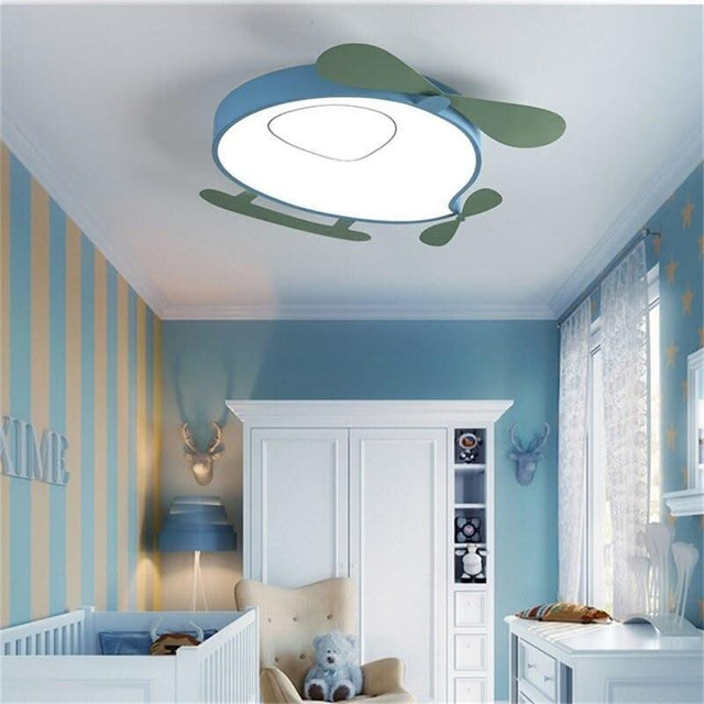 ChandeliersDecor.com-Kids Room Nursery Lighting-Kids Helicopter Light - Illuminate Your Airborne Adventures