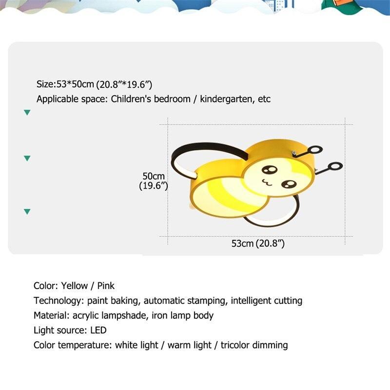 ChandeliersDecor.com-Kids Room Nursery Lighting-Kids Honey Bee Ceiling Light | Kids Room Decor Lights