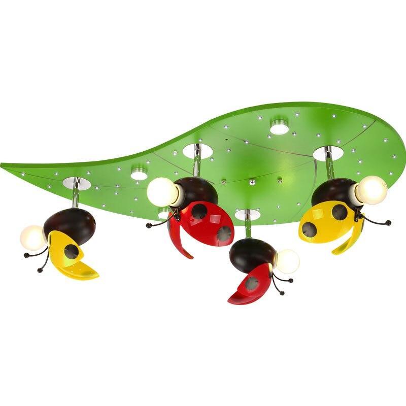ChandeliersDecor.com-Kids Room Nursery Lighting-Kids Ladybug LadyBird Ceiling Light | Kids Room Decor Lights