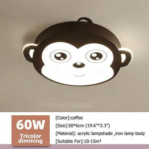 ChandeliersDecor.com-Kids Room Nursery Lighting-Kids Monkey Ceiling Light | Kids Room Decor Lights