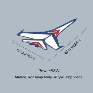 ChandeliersDecor.com-Kids Room Nursery Lighting-Kids Nursery Aeroplane Light - Your Little Aviator's Room