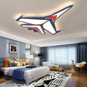 ChandeliersDecor.com-Kids Room Nursery Lighting-Kids Nursery Aeroplane Light - Your Little Aviator's Room