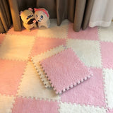 ChandeliersDecor.com-Play Mats-Kids Play Mat Puzzle Tiles with Fur - Perfect Fun Playtime