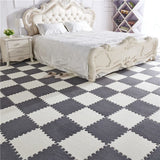 ChandeliersDecor.com-Play Mats-Kids Play Mat Puzzle Tiles with Fur - Perfect Fun Playtime