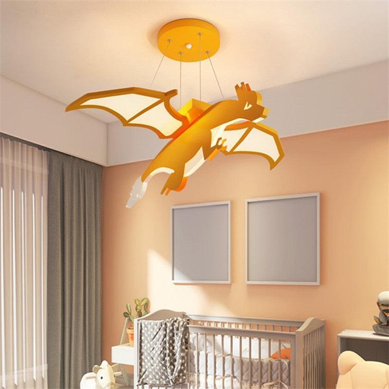 ChandeliersDecor.com-Kids Room Nursery Lighting-Kids Room Dino Light - Dinosaur Ceiling Chandelier Lights