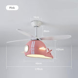 ChandeliersDecor.com-Kids Room Nursery Lighting-Kids Room Helicopter Ceiling Fan with Light - Art Deco Style