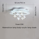 ChandeliersDecor.com-Kids Room Nursery Lighting-Kids Stars Clouds Ceiling Light | Kids Room Decor Lights