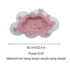 ChandeliersDecor.com-Kids Room Nursery Lighting-Kids Stars Clouds Ceiling Light | Kids Room Decor Lights