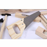 ChandeliersDecor.com-Kids Toolbox Set | Kids Woodworking Box | Wooden Play Set Gift