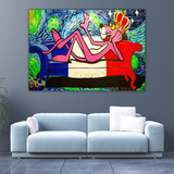 ChandeliersDecor.com-Wall Posters-King: Pink Panther Wall Art Transforming Spaces with Flair