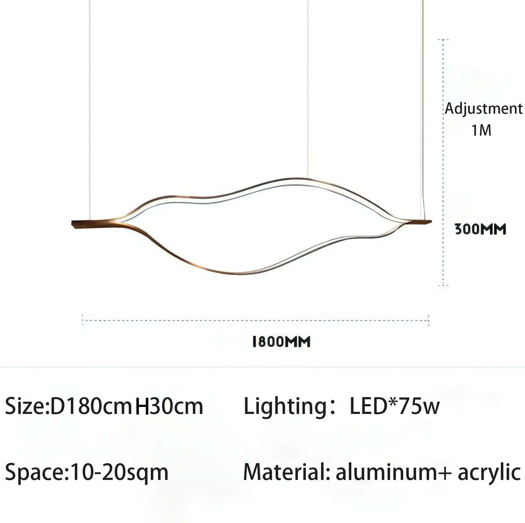 Kiss Acrylic Chandelier: Authentic and Elegant Lighting-ChandeliersDecor.com