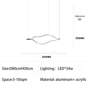 ChandeliersDecor.com-Chandeliers-Kiss Acrylic Chandelier: Authentic and Elegant Lighting