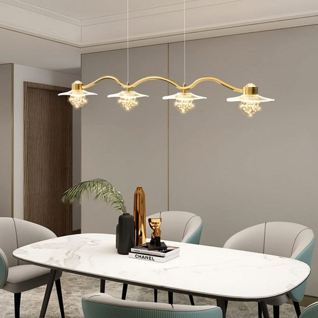 Kitchen Island Crystal Globes Chandelier - Spark Your Space-ChandeliersDecor.com