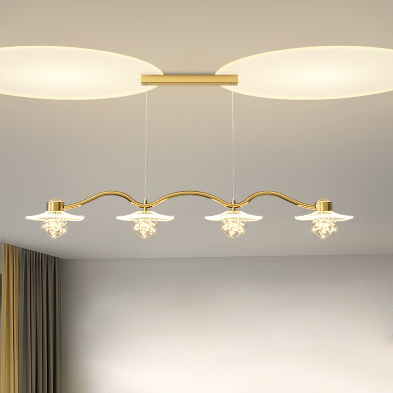 ChandeliersDecor.com-Kitchen Island-Kitchen Island Crystal Globes Chandelier - Spark Your Space