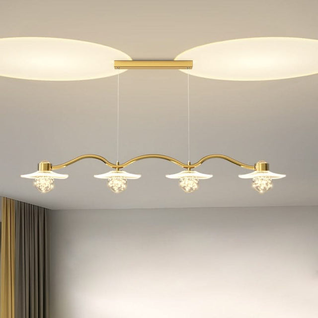 Kitchen Island Crystal Globes Chandelier - Spark Your Space-ChandeliersDecor.com