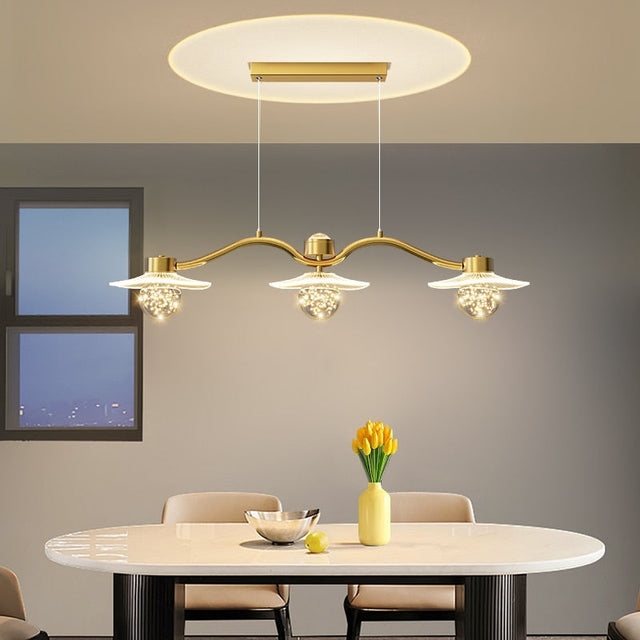 ChandeliersDecor.com-Kitchen Island-Kitchen Island Crystal Globes Chandelier - Spark Your Space