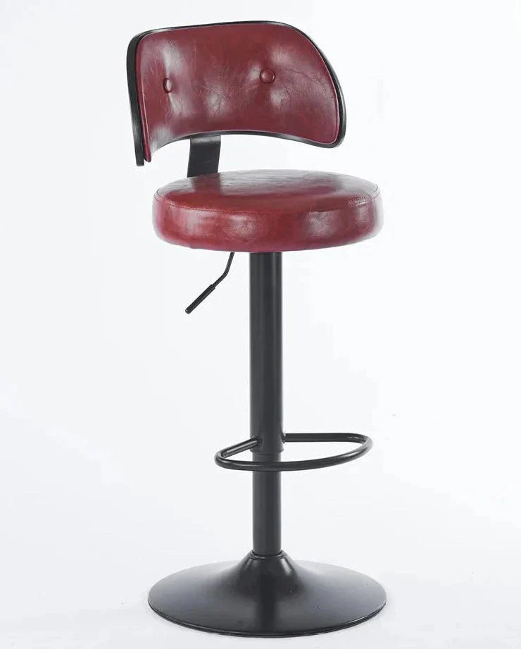 ChandeliersDecor.com-Bar Stools-Kitchen Island Dining Cadeira Leather Stools Bar Chair