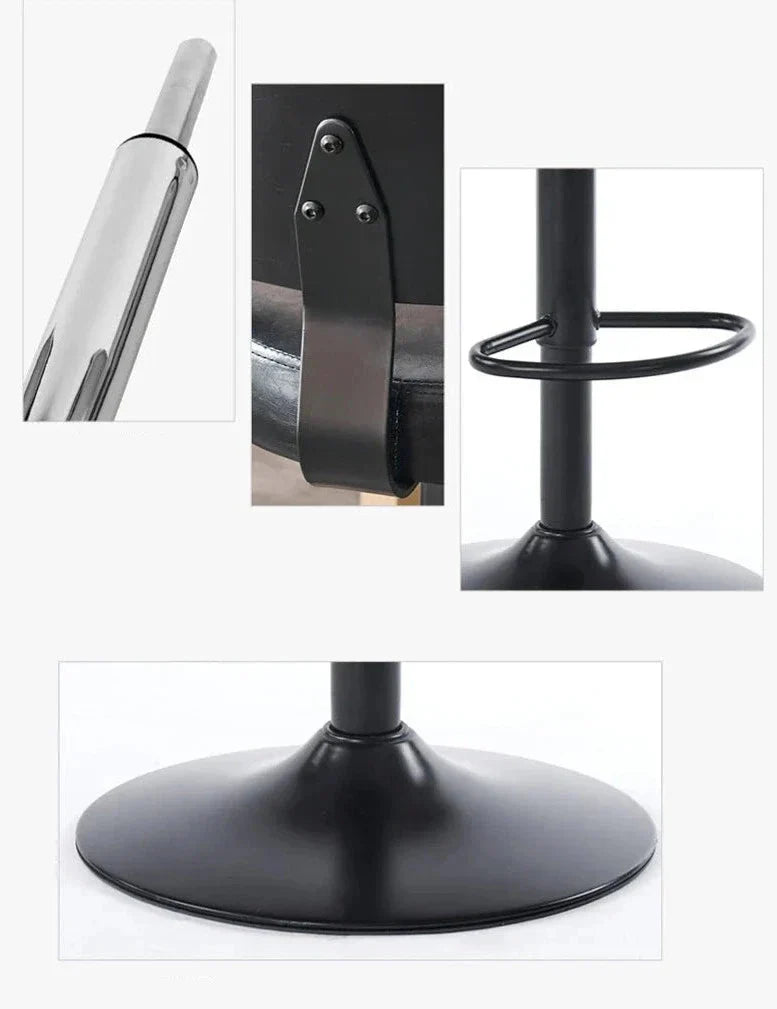 ChandeliersDecor.com-Bar Stools-Kitchen Island Dining Cadeira Leather Stools Bar Chair
