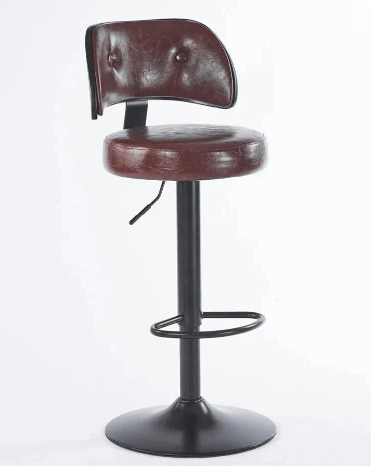 ChandeliersDecor.com-Bar Stools-Kitchen Island Dining Cadeira Leather Stools Bar Chair