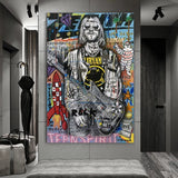 ChandeliersDecor.com-Wall Posters-Kurt Cobain Singer Canvas Wall Art