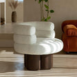 ChandeliersDecor.com-Sofa Chairs and Stools-Lamb Velvet Fabric Sofa Chair