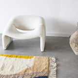 ChandeliersDecor.com-Sofa Chairs and Stools-Lamb Velvet Sofa Chair: Luxurious Comfort for You