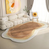 ChandeliersDecor.com-Rugs & Carpets-Lamb Wool Oval Kitten Touch Carpet: Cozy Elegance