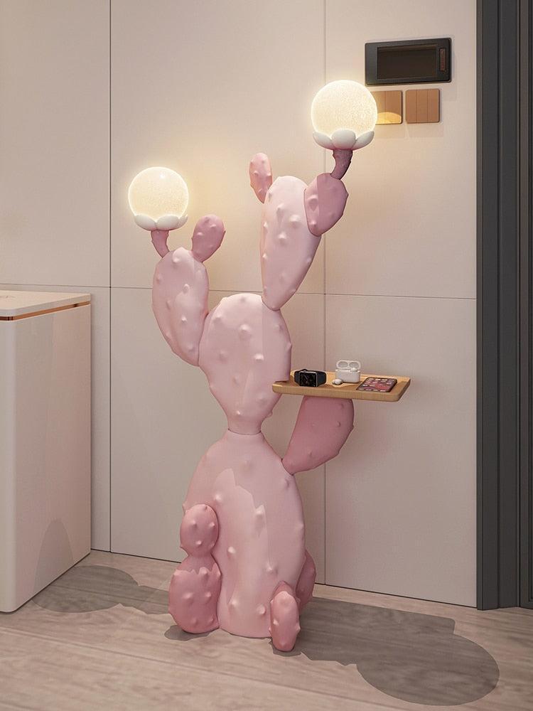 ChandeliersDecor.com-Kids Room Nursery Lighting-Large Cactus Floor Lamp Statue