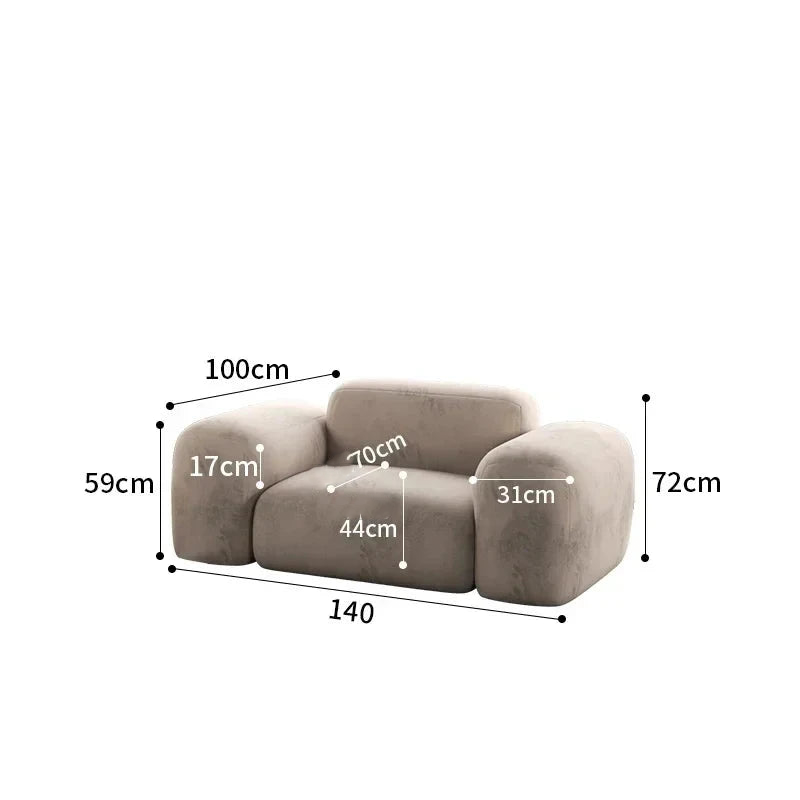 ChandeliersDecor.com-Sofa Set-Lazy De Estar Longue Wide Sofa