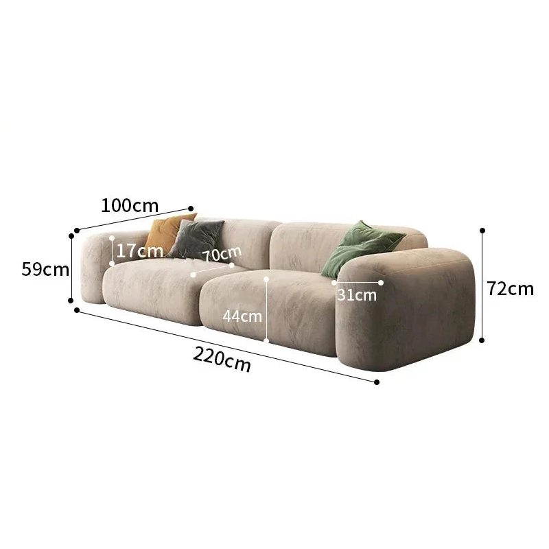 ChandeliersDecor.com-Sofa Set-Lazy De Estar Longue Wide Sofa