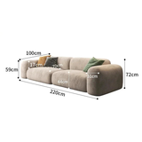 ChandeliersDecor.com-Sofa Set-Lazy De Estar Longue Wide Sofa
