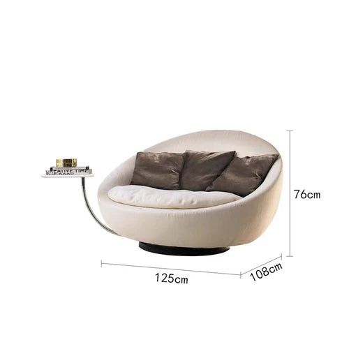 ChandeliersDecor.com-Sofa Chairs and Stools-Lazy Sofa Rotatable Sofa Chair