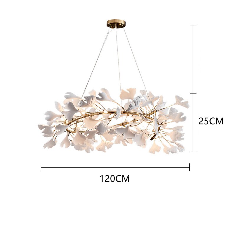 ChandeliersDecor.com-Kitchen Island-Leaf Chandelier: Stunning Lighting Fixture