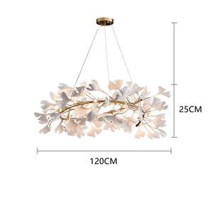 ChandeliersDecor.com-Kitchen Island-Leaf Chandelier: Stunning Lighting Fixture