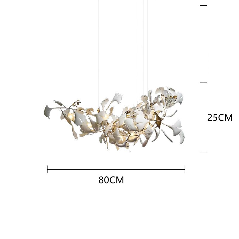 ChandeliersDecor.com-Kitchen Island-Leaf Chandelier: Stunning Lighting Fixture