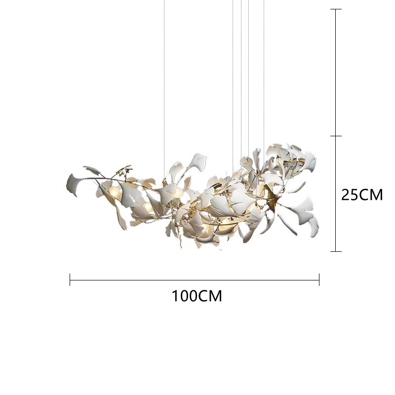 ChandeliersDecor.com-Kitchen Island-Leaf Chandelier: Stunning Lighting Fixture