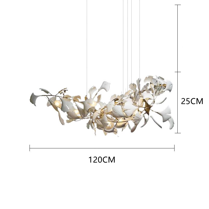 ChandeliersDecor.com-Kitchen Island-Leaf Chandelier: Stunning Lighting Fixture