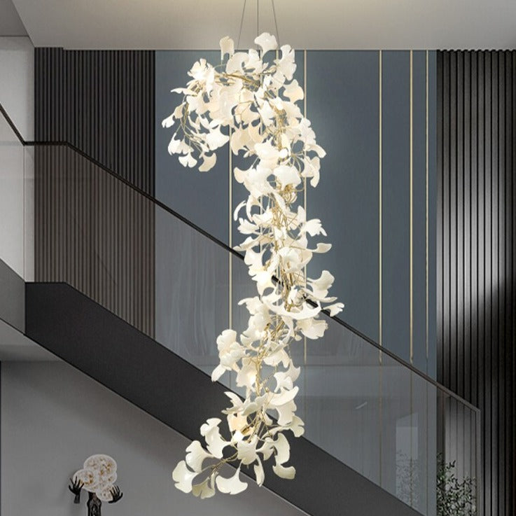 ChandeliersDecor.com-Kitchen Island-Leaf Chandelier: Stunning Lighting Fixture