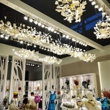 ChandeliersDecor.com-Kitchen Island-Leaf Chandelier: Stunning Lighting Fixture