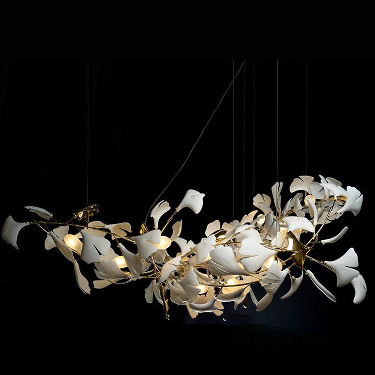 ChandeliersDecor.com-Kitchen Island-Leaf Chandelier: Stunning Lighting Fixture